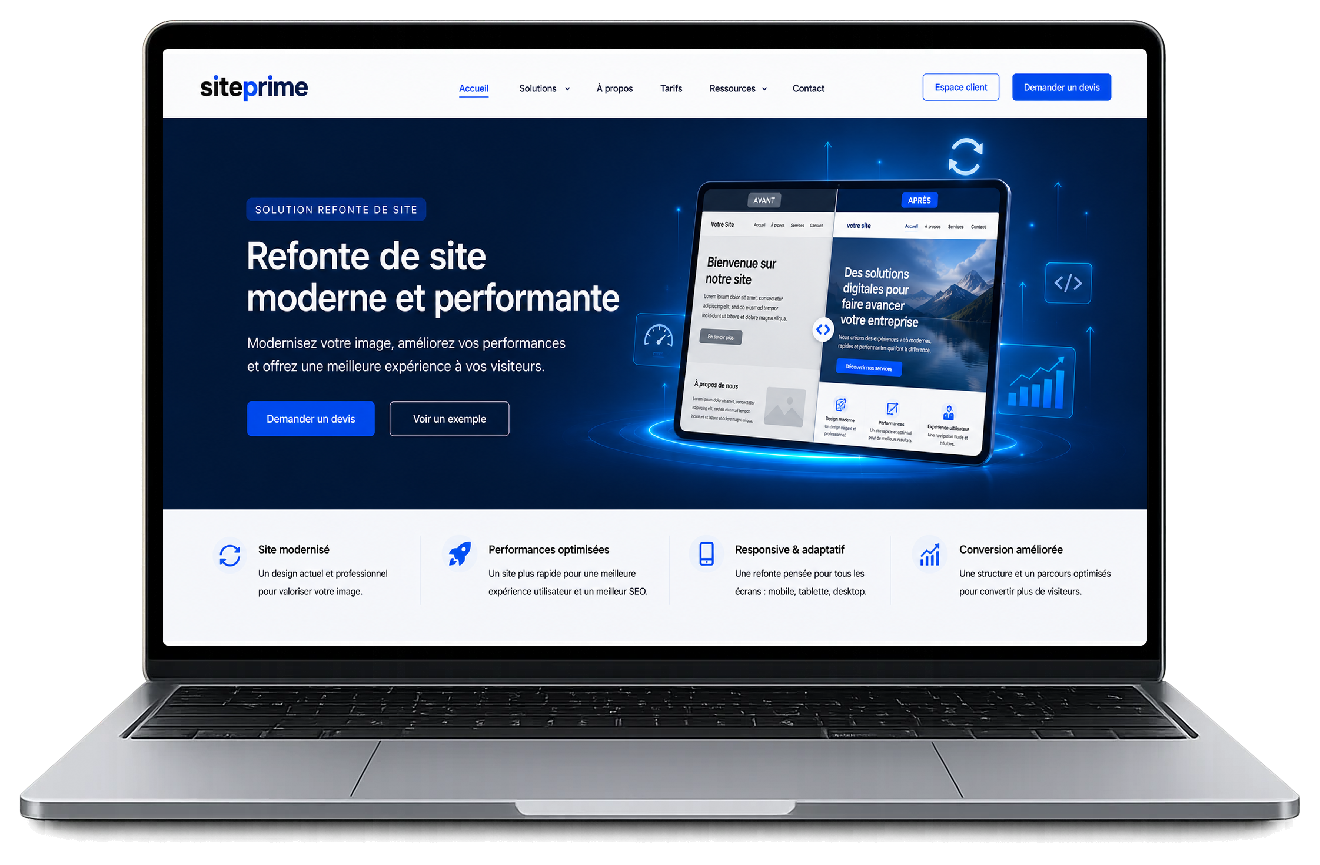 Refonte de site internet